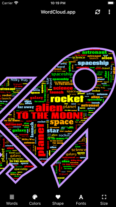 WordCloud.app Screenshot