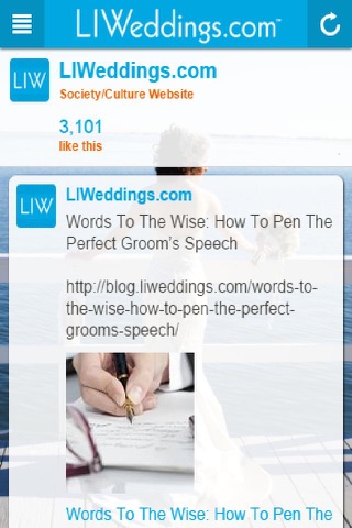 LIWeddings.com screenshot 2