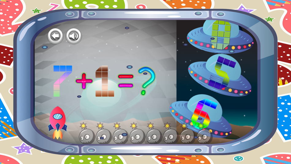 #3. Rocket Common Core 1st Grade Quick Math Brain Test (iOS) 由: Perachai Wongsinwises