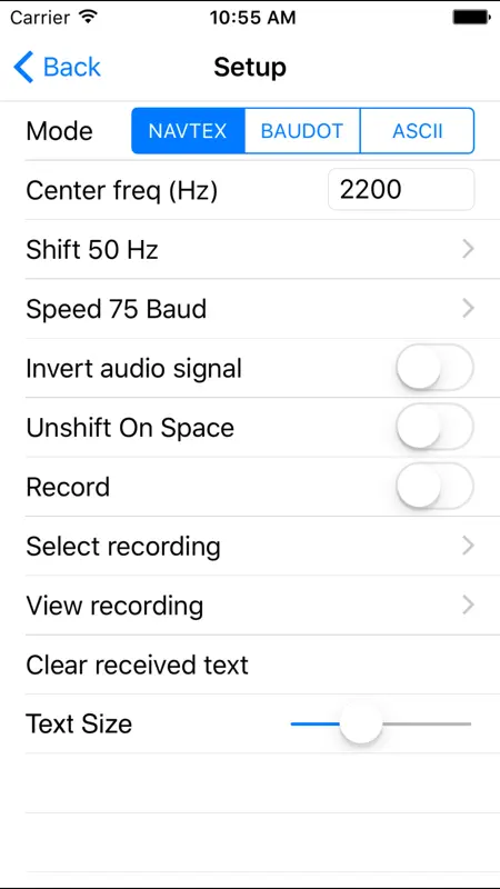 NAVTEX Pad screenshot 2 of 3