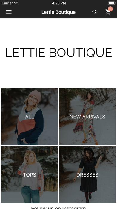 Lettie Boutique Screenshot