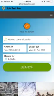 hotel deals now iphone screenshot 1