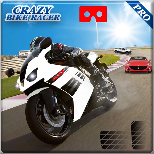 VR - Crazy Bike Traffic Racing-2017 Pro iOS App