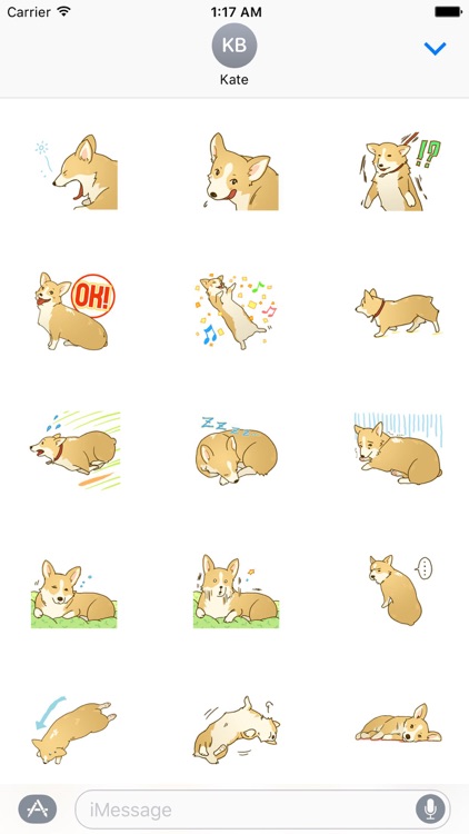 Cute Corgi Dogs Stickers Packs