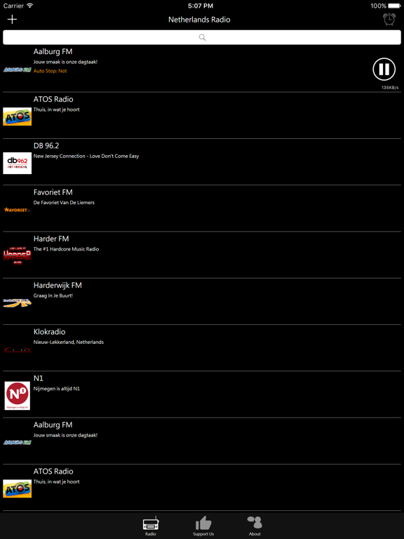 Dutch Radio - Nederlandse Radio iPad screenshot 2 - Entertainment app
