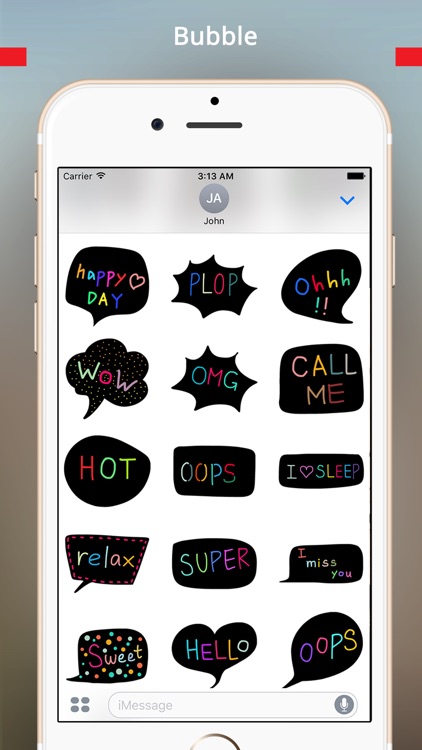 StiPia - BlackChat Stickers screenshot-4