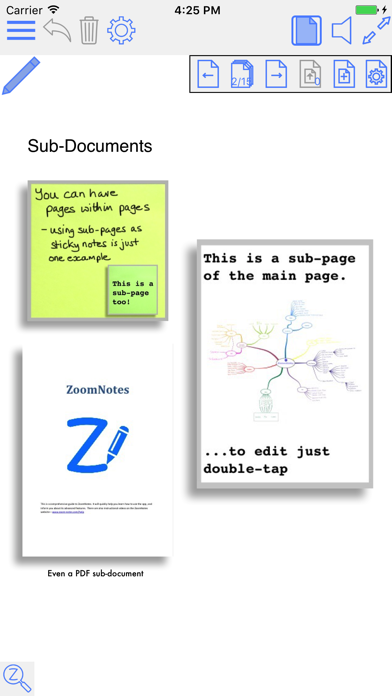 ZoomNotes screenshot1