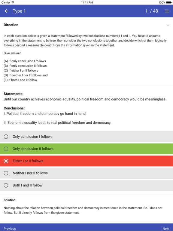 Screenshot #6 pour Reasoning ( Verbal / Non Verbal / Logical )