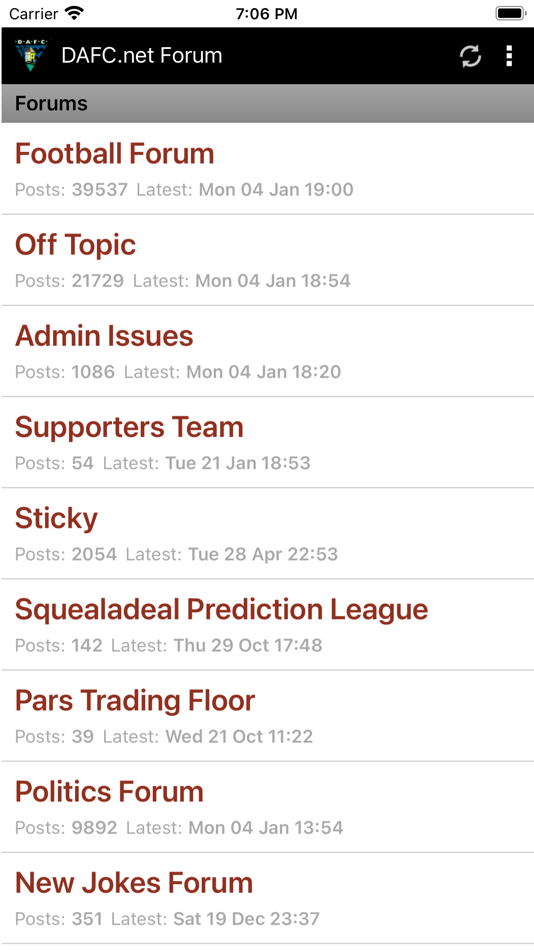 #1. DAFC.Net Forum 2 (iOS) โดย: Ian Morrison