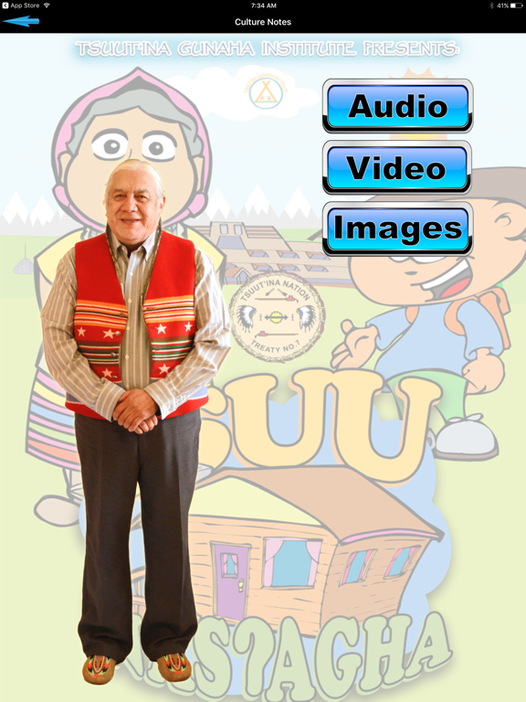 Tsuut'ina iPad screenshot