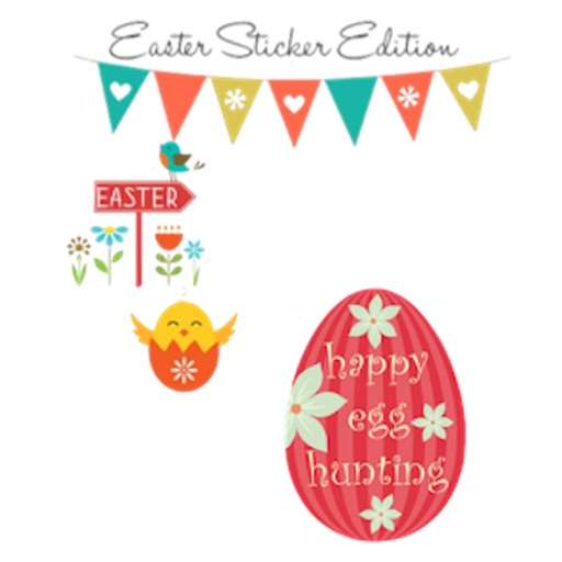 Cute Easter Eggs Sticker icon