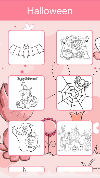 Screenshot #3 pour Livre à colorier d'Halloween pour les enfants
