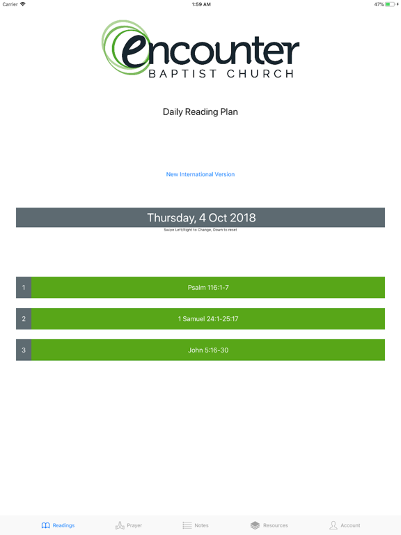Screenshot #4 pour EBC Bible Readings