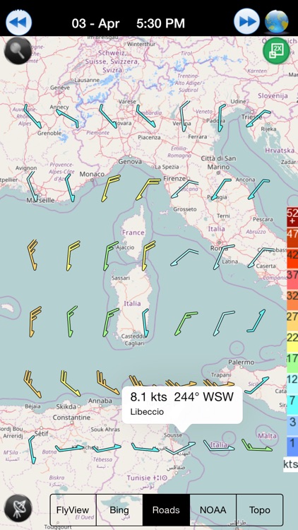 Wind NOAA forecast for windguru addicted people