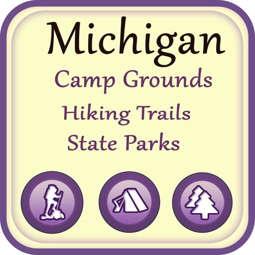 Michigan Campgrounds & Hiking Trails,State Parks icon