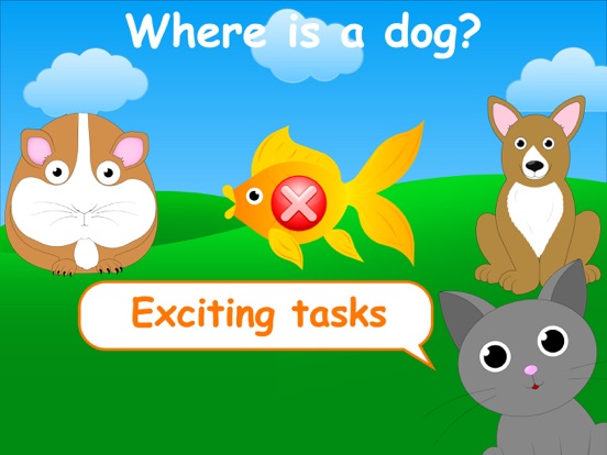 Игра для детей и малышей про животных еду и машины screenshot 4