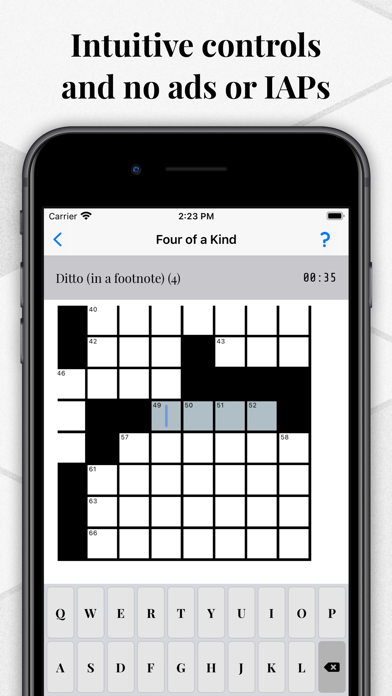 OneDown - Crossword Puzzlesのおすすめ画像4
