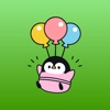 Cute Penguin 6 Stickers pack icon