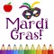 Coloring Book for Adults: Mardi Gras Fat Tuesday by TeachersParadise