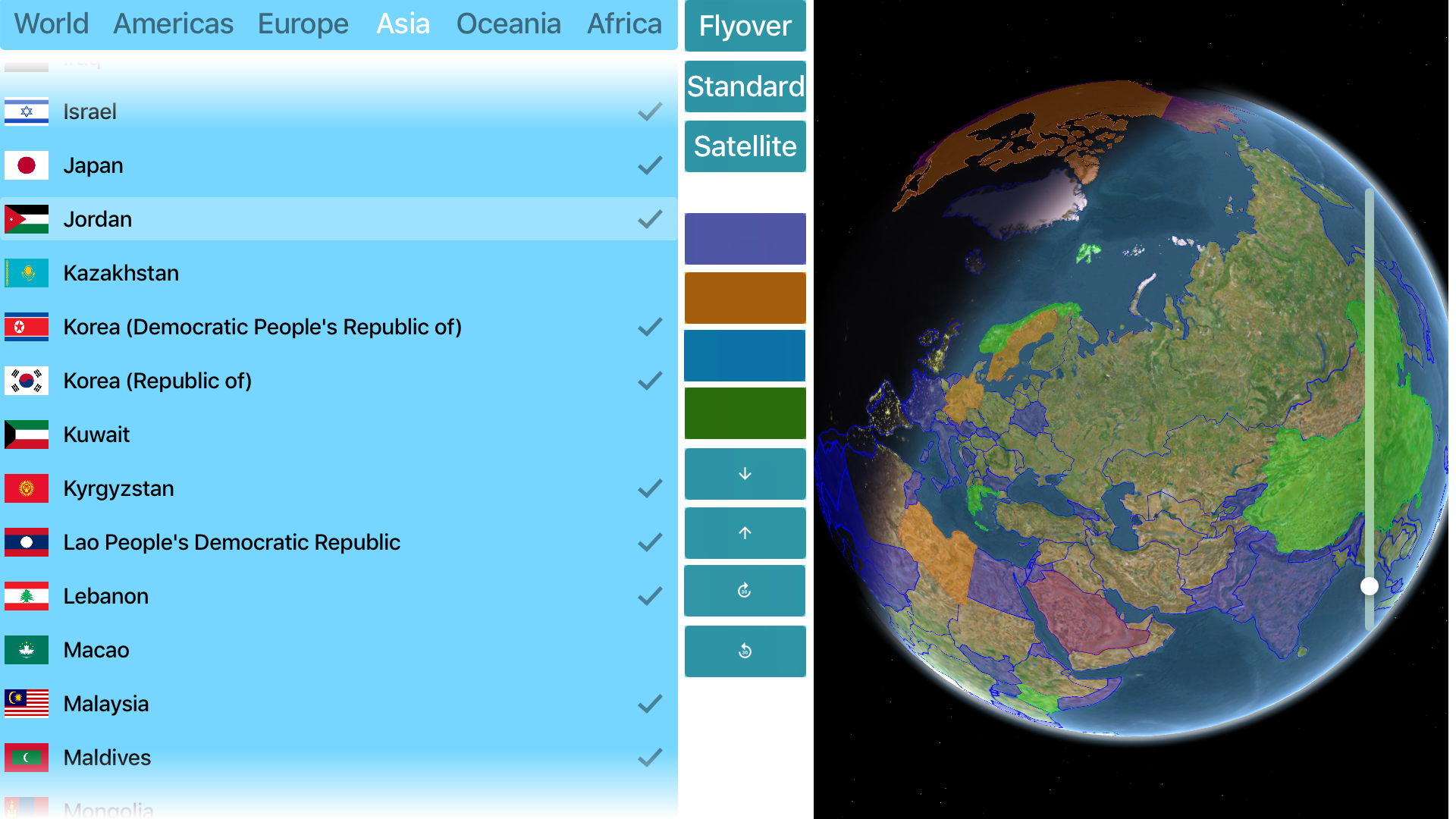 3D Visited Countries Pro screenshot 18