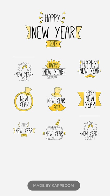 Stickers New Year