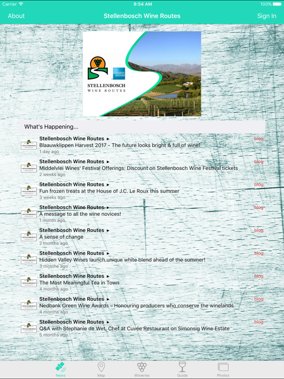 Screenshot #4 pour Stellenbosch Wine Routes