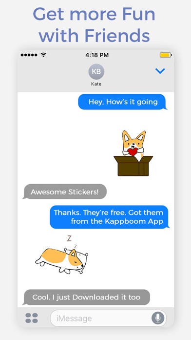 Cute Corgi Animated Stickersのおすすめ画像2