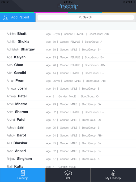 Prescrip iPad screenshot 5 - Medical app
