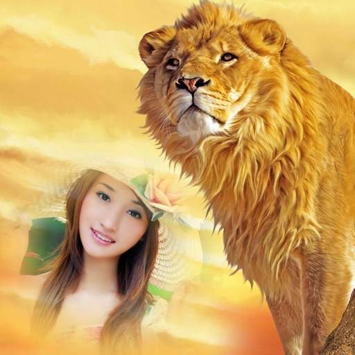 Animal Lion Photo Frames Editor Wildlife frame by jitendra khunt