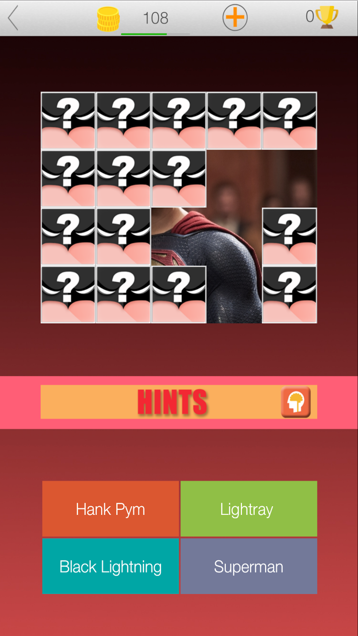 Superhero Quiz Games For Marvel & DC Comics Anime