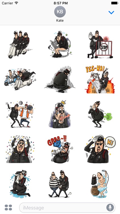 Policemoji. Stickers by Design107