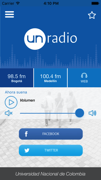 Screenshot #1 pour UNRadio