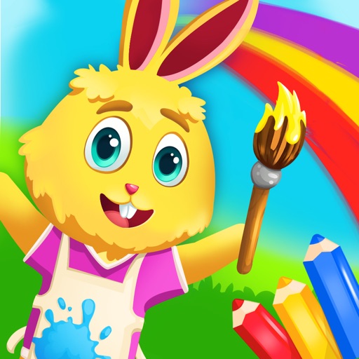 Coloring games for kids 2-4 Icon