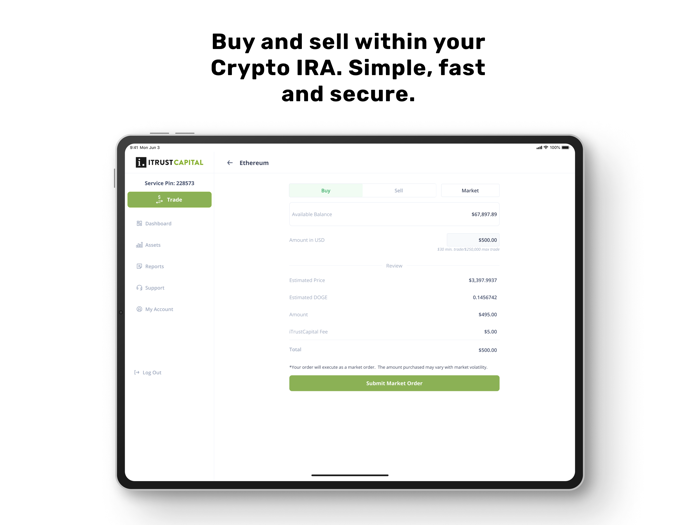 iTrustCapital Your Crypto IRA