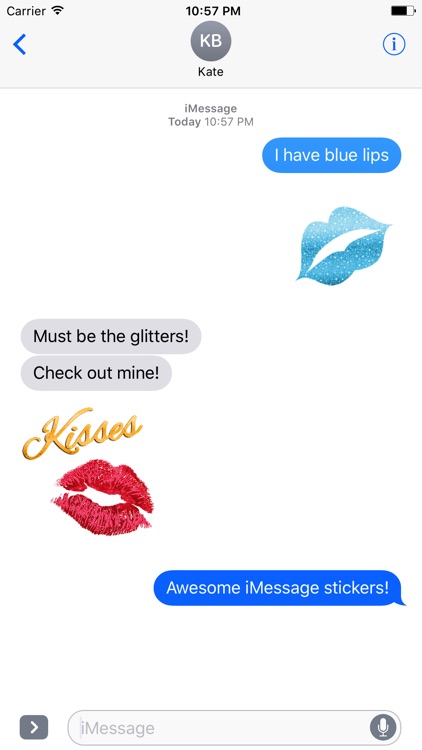Animated GLITTERINg KISSEs - Valentine's Day
