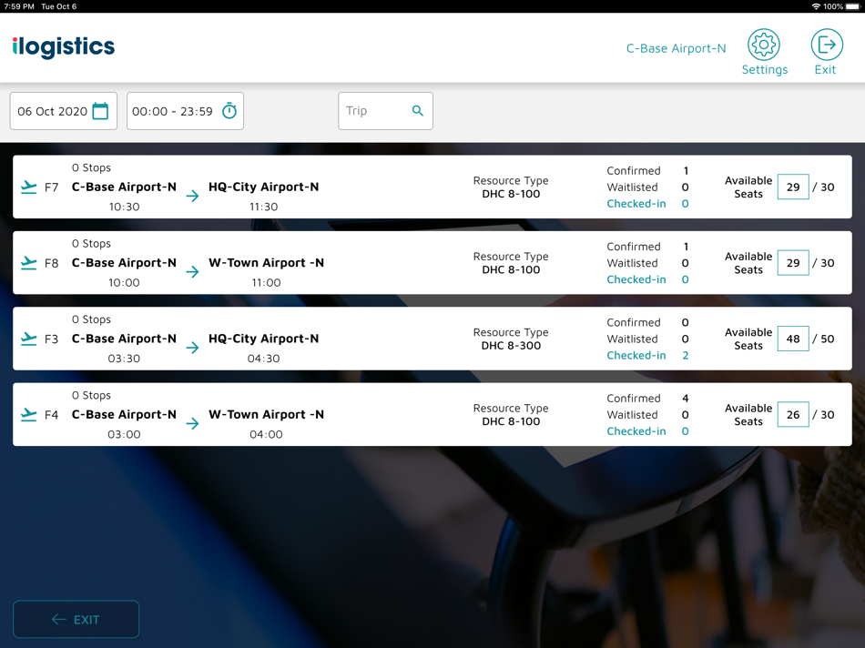 #4. iLogistics Check-in (iOS) Podle: IBS Software Private Limited
