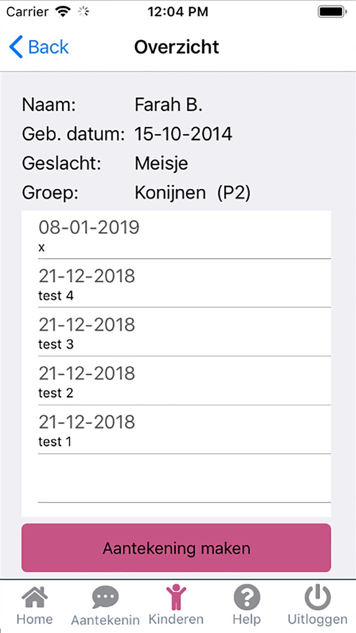 iPhone screenshot