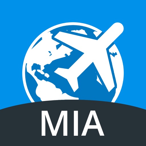 Miami Travel Guide with Offline Street Map icon