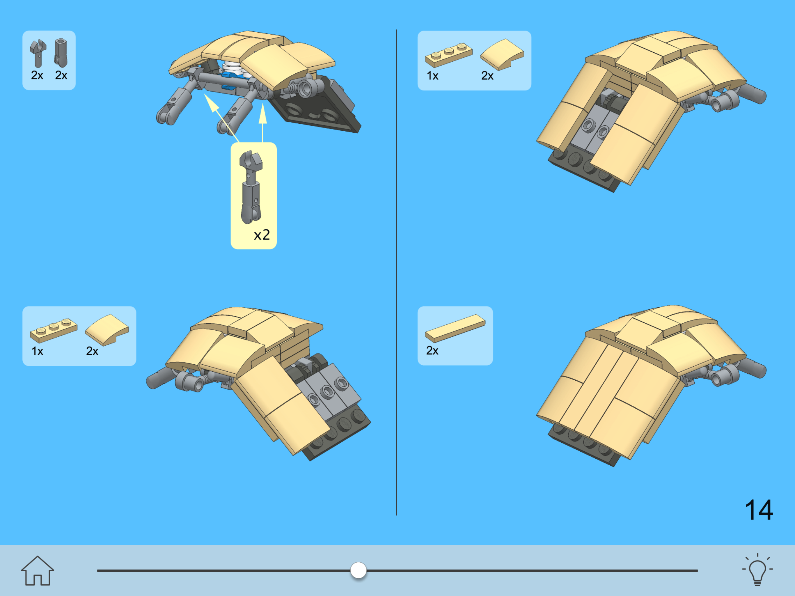 Blue Crab for LEGO 10252 Set