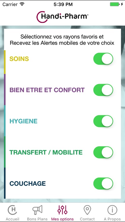 HANDIPHARM Vente privée
