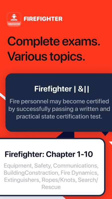 Screenshot #1 pour Firefighter I & II Test Prep
