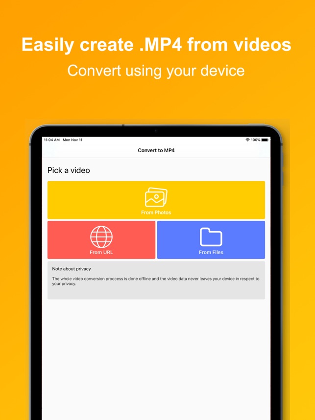 MP4 Maker - Convert to MP4 on the App Store