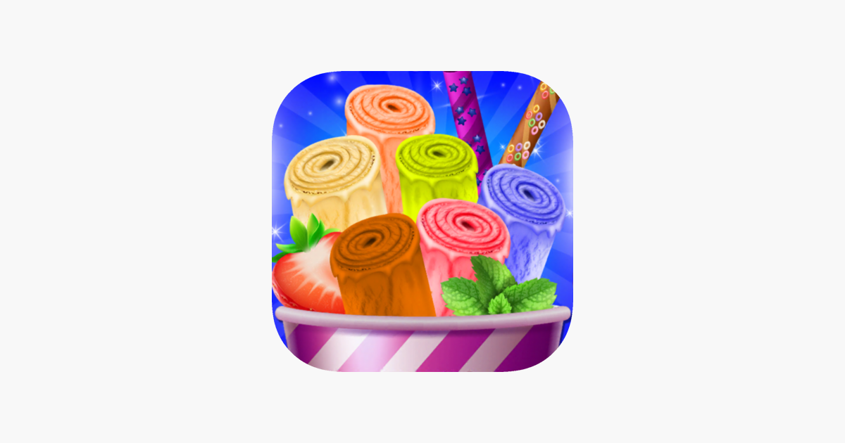 صانع رول الآيس كريم الملونة على App Store
