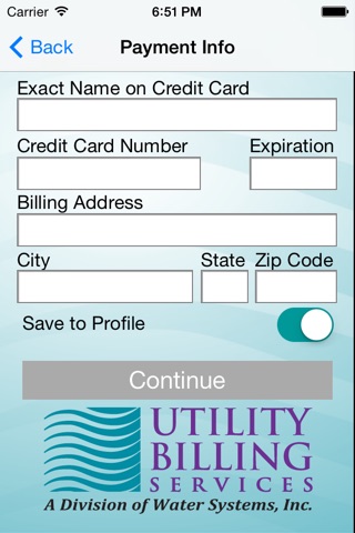 Utility Billing Services App screenshot 3