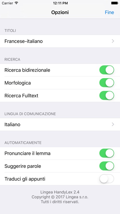 Lingea French-Italian Advanced Dictionary screenshot-4