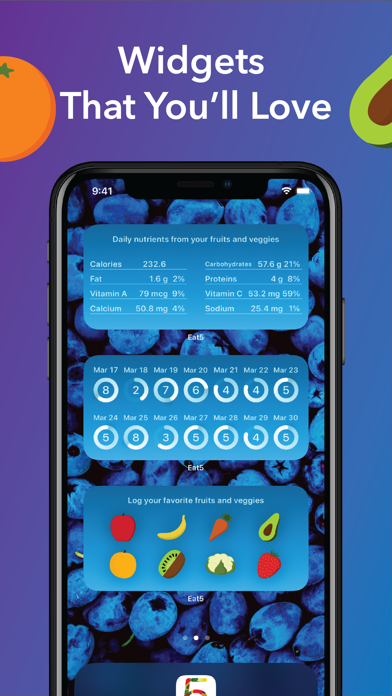 Daily 5: Fruit & Veggie Habits Screenshot