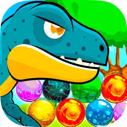 Dinosaur Shooting Games Dino Eggs Bubble Shooter app icon