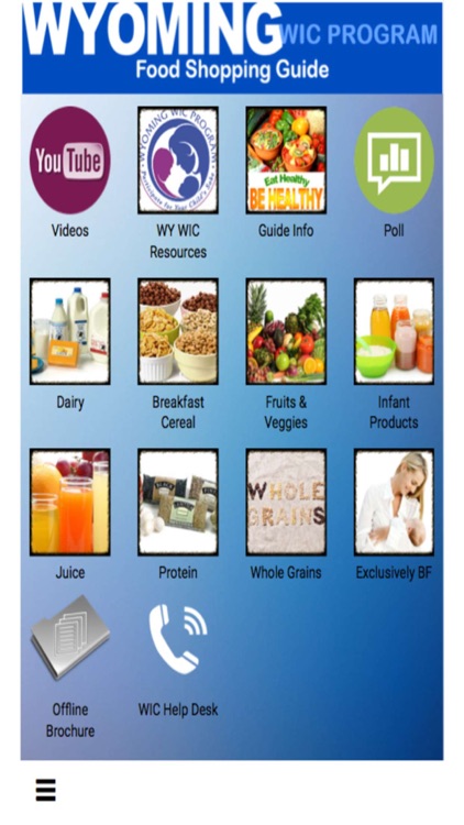 WIC Food Shopping Guide