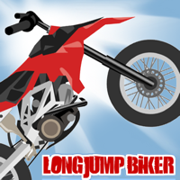 long jump biker