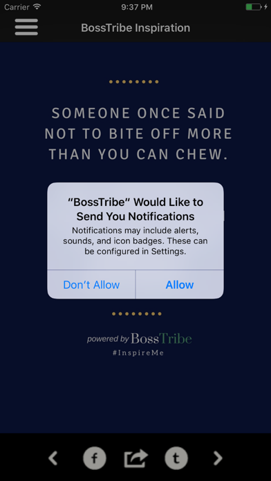 Screenshot #3 pour BossTribe - Daily Inspiration